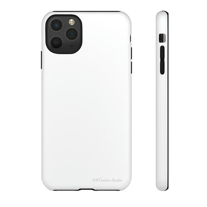 "Pure Elegance White" -Tough iPhone Cases