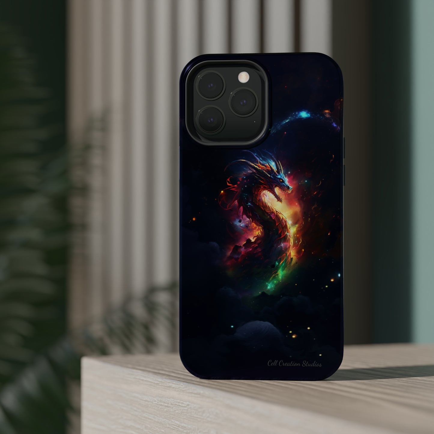 "Cosmic Dragon Unleashed" -MagSafe Tough iPhone Cases