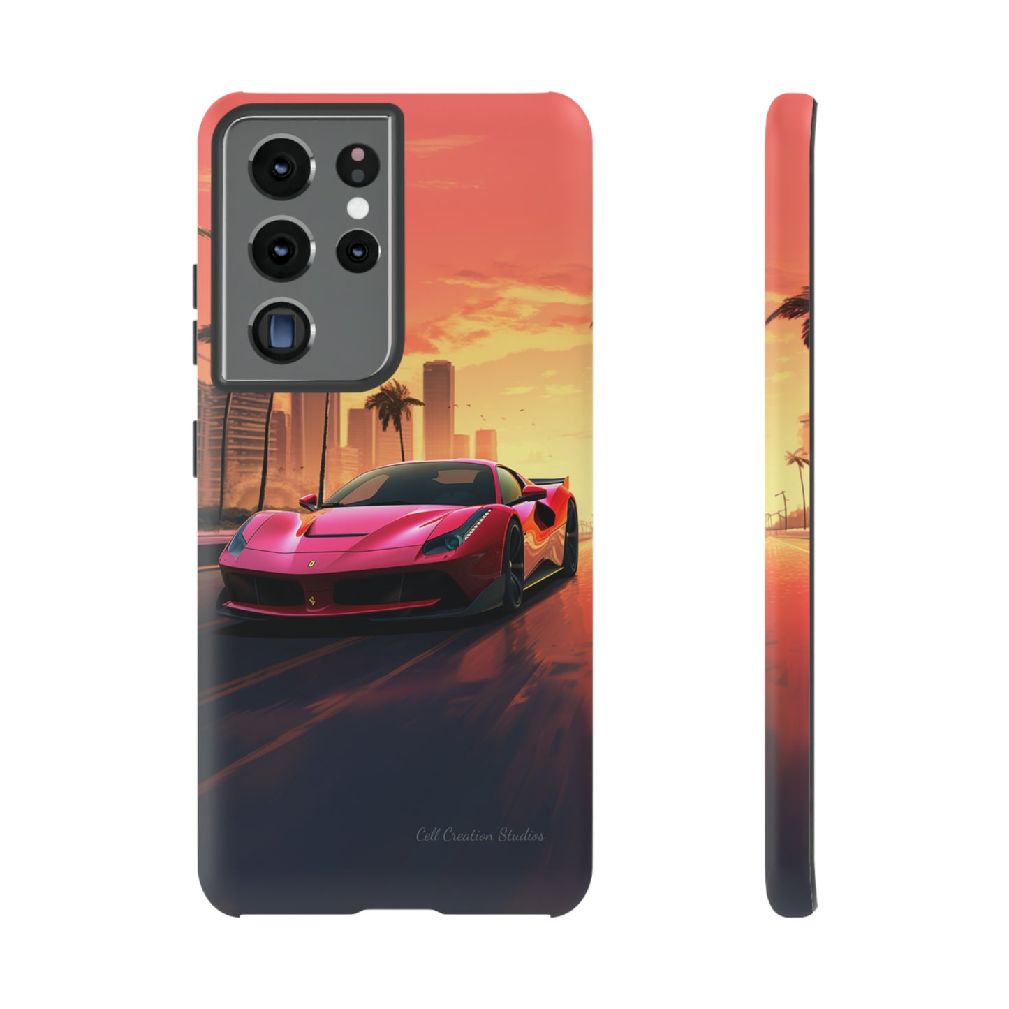 "Sunset Boulevard Ferrari Edition" -Tough Samsung Phone Cases