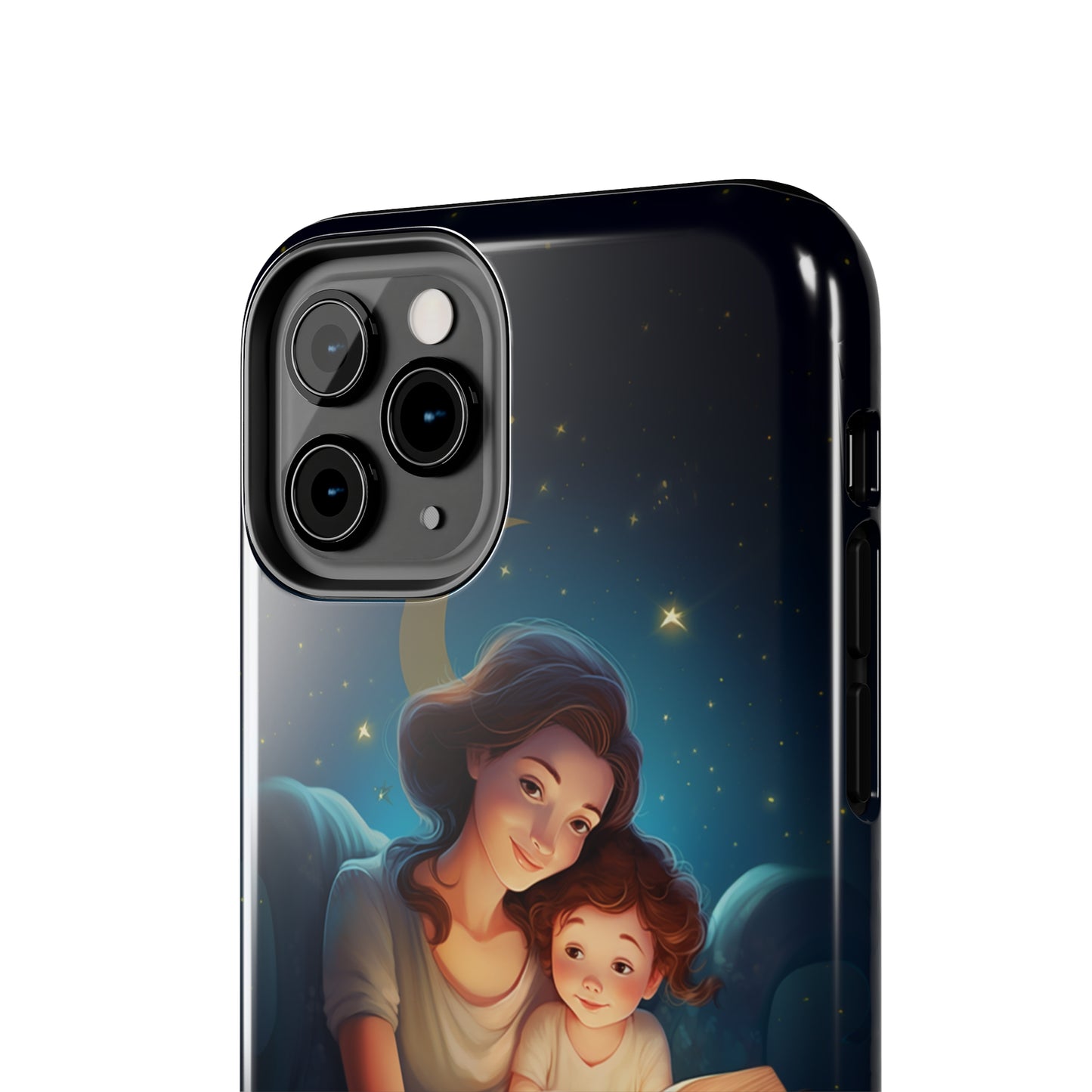 Introducing the "Bedtime Story Bliss" Cell Phone Case – Cherish Heartwarming Moments with Every Glance -Tough Phone Cases