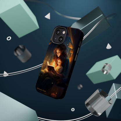 Introducing the "Bedtime Story Bliss" Cell Phone Case – Cherish Heartwarming Moments with Every Glance -MagSafe Tough Cases