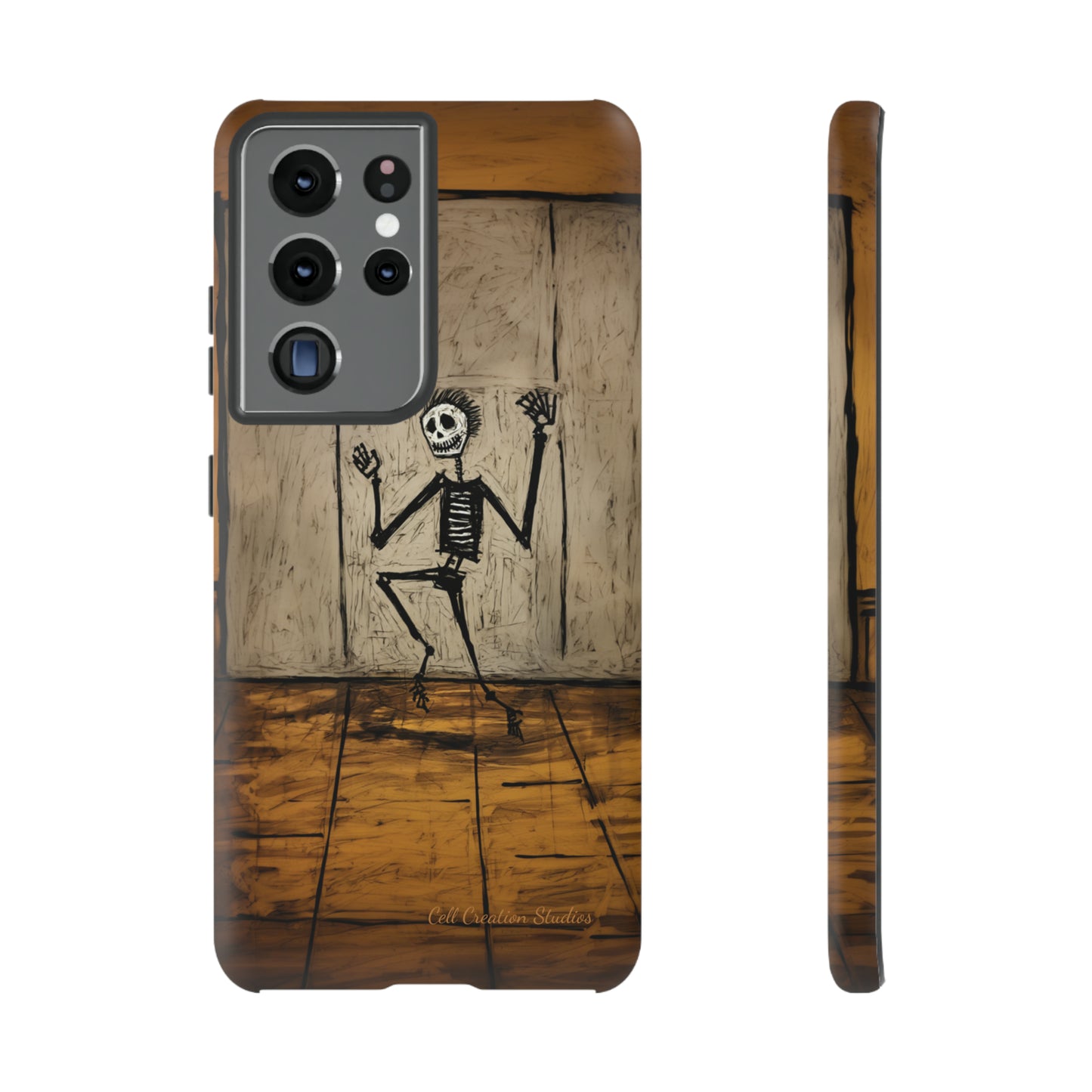 "Groovy Bones Skeleton" -Tough Samsung Phone Cases