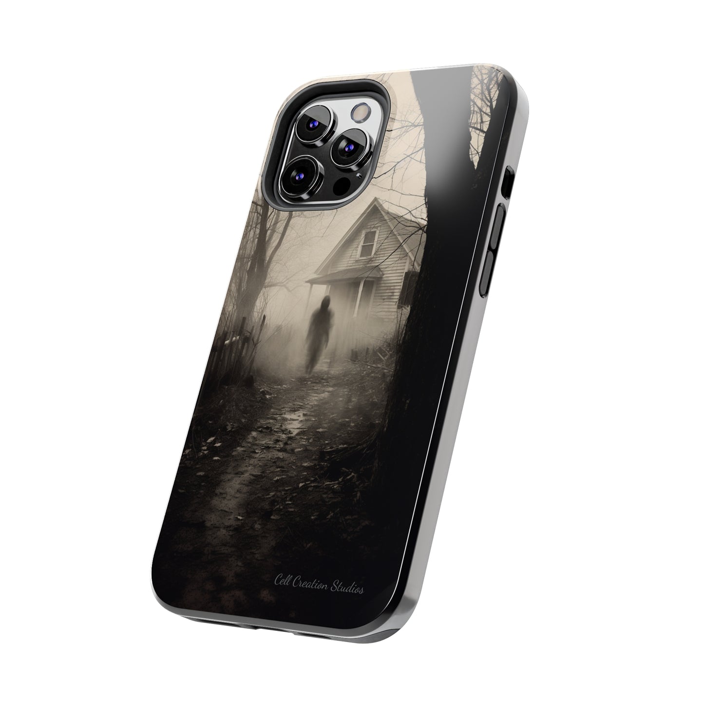 Introducing the "Ethereal Encounter" Cell Phone Case – Unveil the Mystery of the Ghostly Presence -Tough Phone Cases