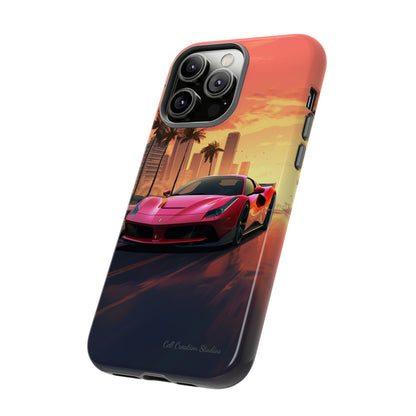 "Sunset Boulevard Ferrari Edition" -Tough iPhone Cases