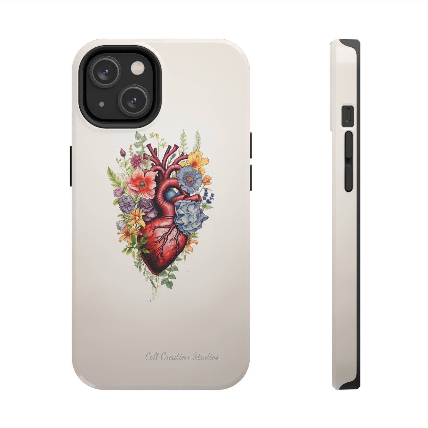 "Blooming Hearts" -Tough iPhone Cases