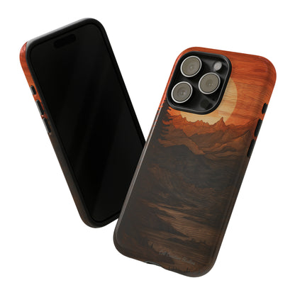 The "Sunset Mountains" Phone Case -Tough Cases