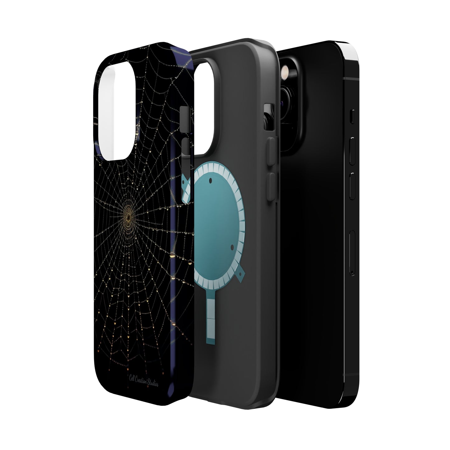 "Silken Noir Guardian" -MagSafe Tough iPhone Cases