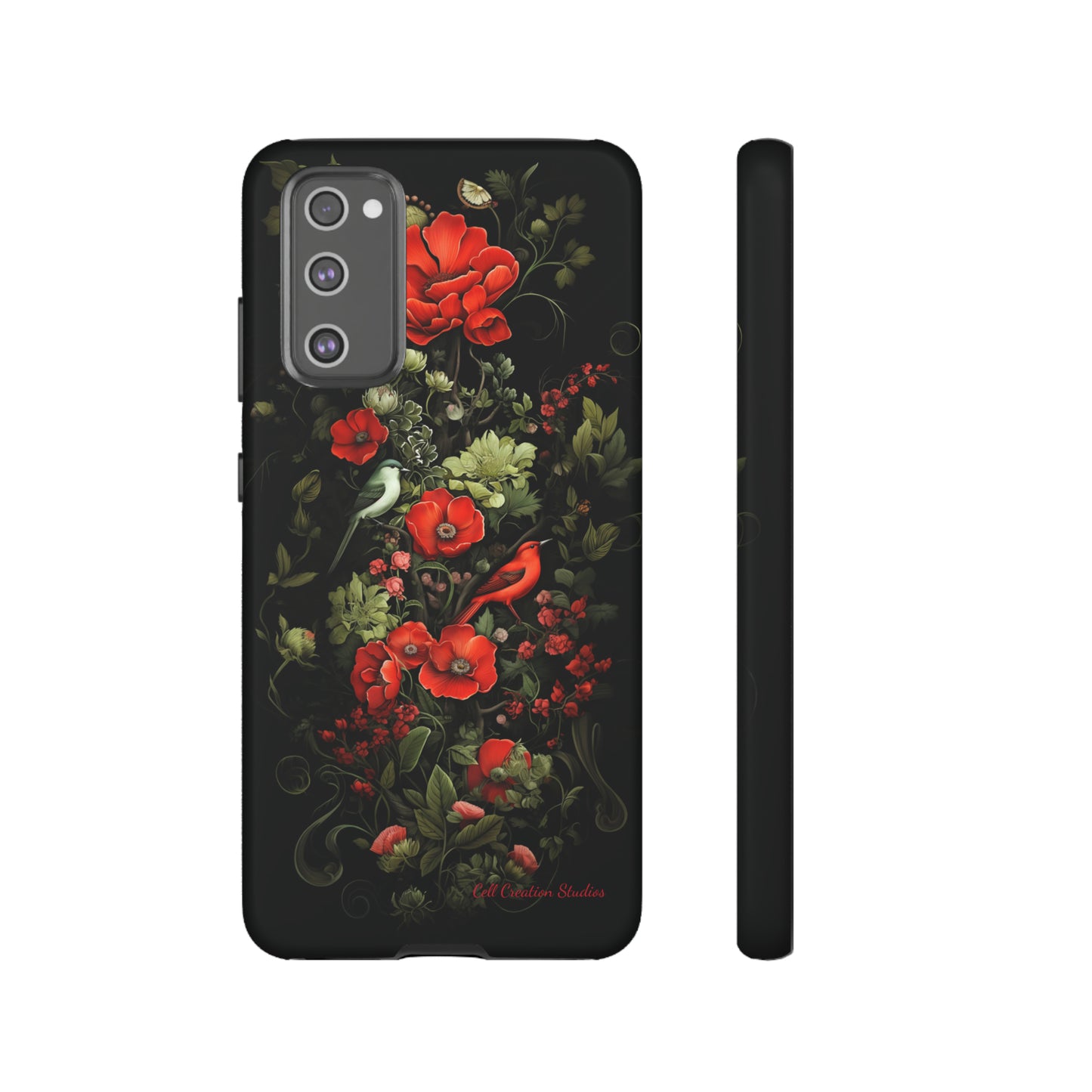 "Floral Serenade Elegance" -Tough Samsung Phone Cases