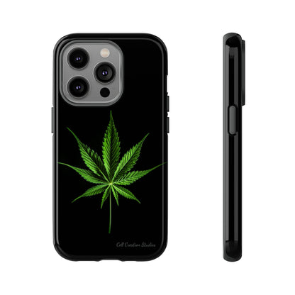 "Cannabis Chic" Marijuana Leaf Phone Case -Tough Cases