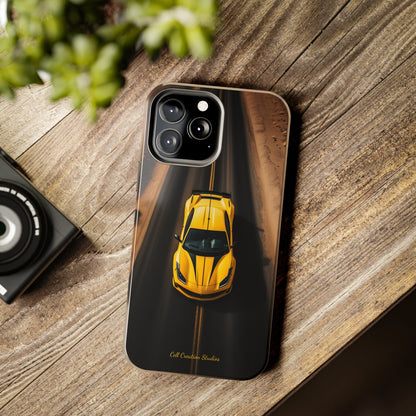 Introducing the "Desert Speedster" Cell Phone Case – Feel the Thrill of a Ferrari Racing through the Desert! -Tough Phone Cases