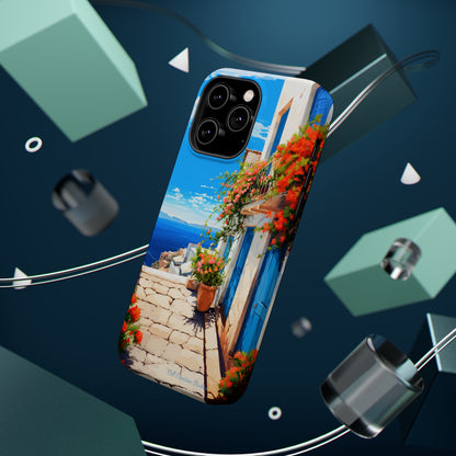 "Mediterranean Bliss Horizon" -MagSafe Tough iPhone Cases