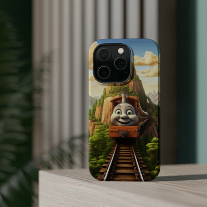 The "Mountain Journey Train" Character Phone Case -MagSafe Tough Cases