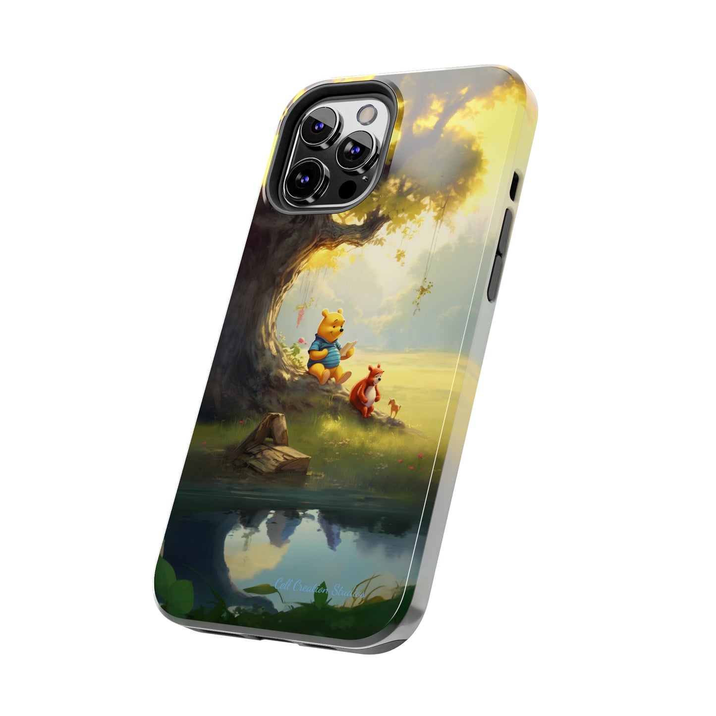 Introducing the "Winnie-The-Pooh Storytime" Cell Phone Case – A Nostalgic Journey with Friends -Tough Phone Cases