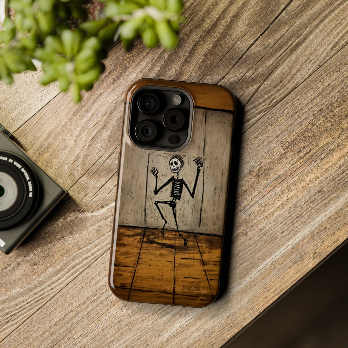 "Groovy Bones Skeleton" -MagSafe Tough iPhone Cases