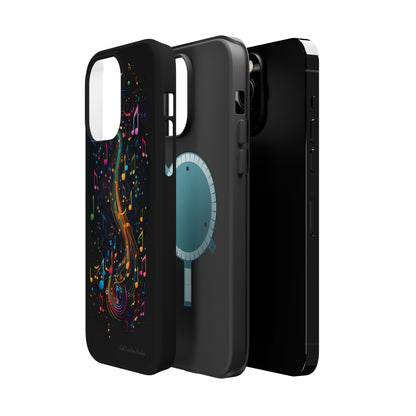 Elevate Your Style and Passion for Music with Our "Harmonious Notes" Cell Phone Case -MagSafe Tough Cases