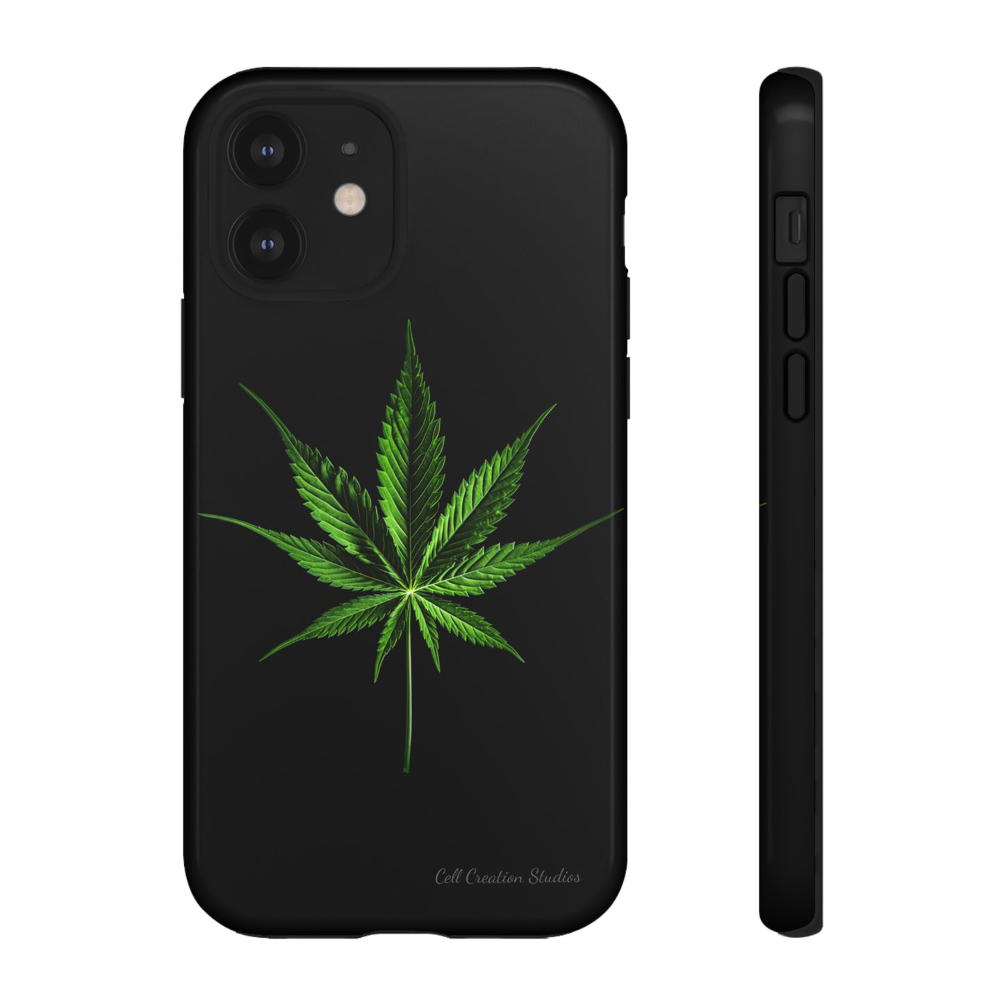 "Cannabis Chic" Marijuana Leaf Phone Case -Tough Cases