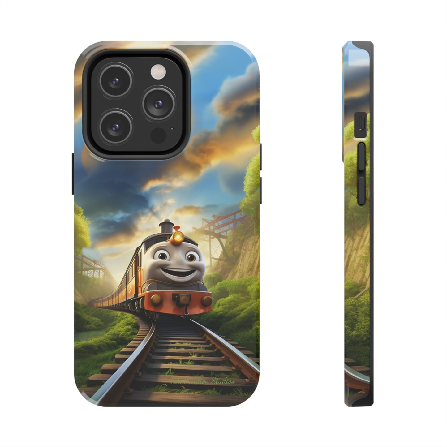 The "Smiling Express Train" Phone Case -Tough Phone Cases