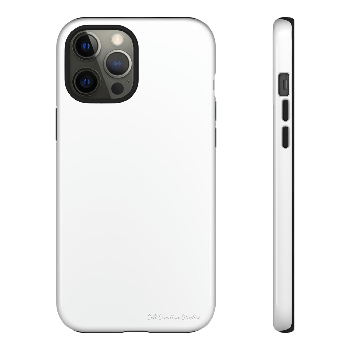 "Pure Elegance White" -Tough iPhone Cases