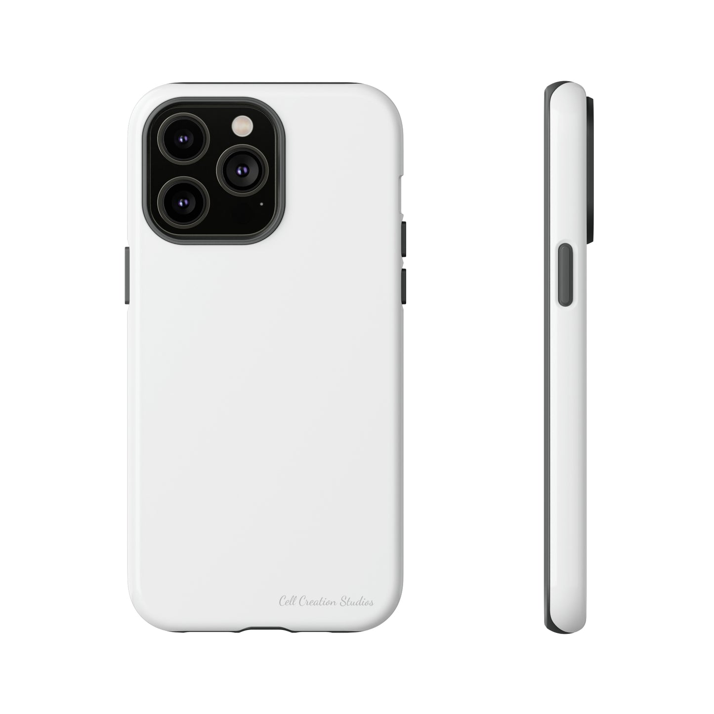 "Pure Elegance White" -Tough iPhone Cases