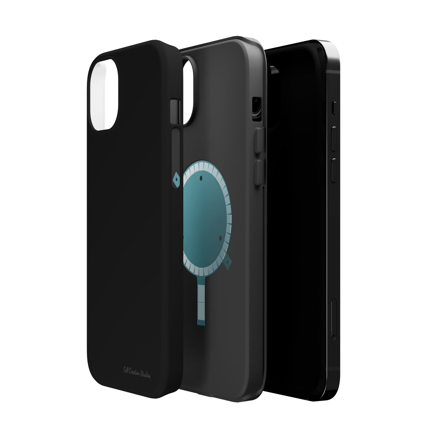 "Stealth Black Defender" -MagSafe Tough iPhone Cases