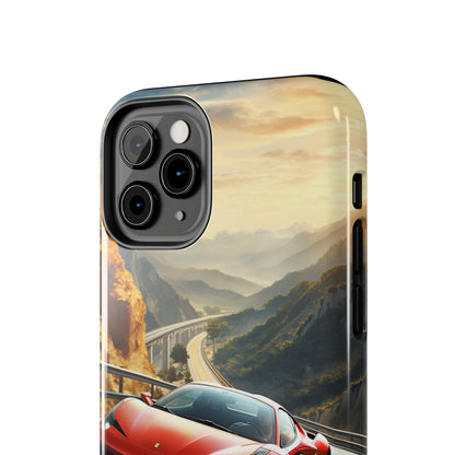 "Mountain Majesty Ferrari Edition" -Tough iPhone Cases