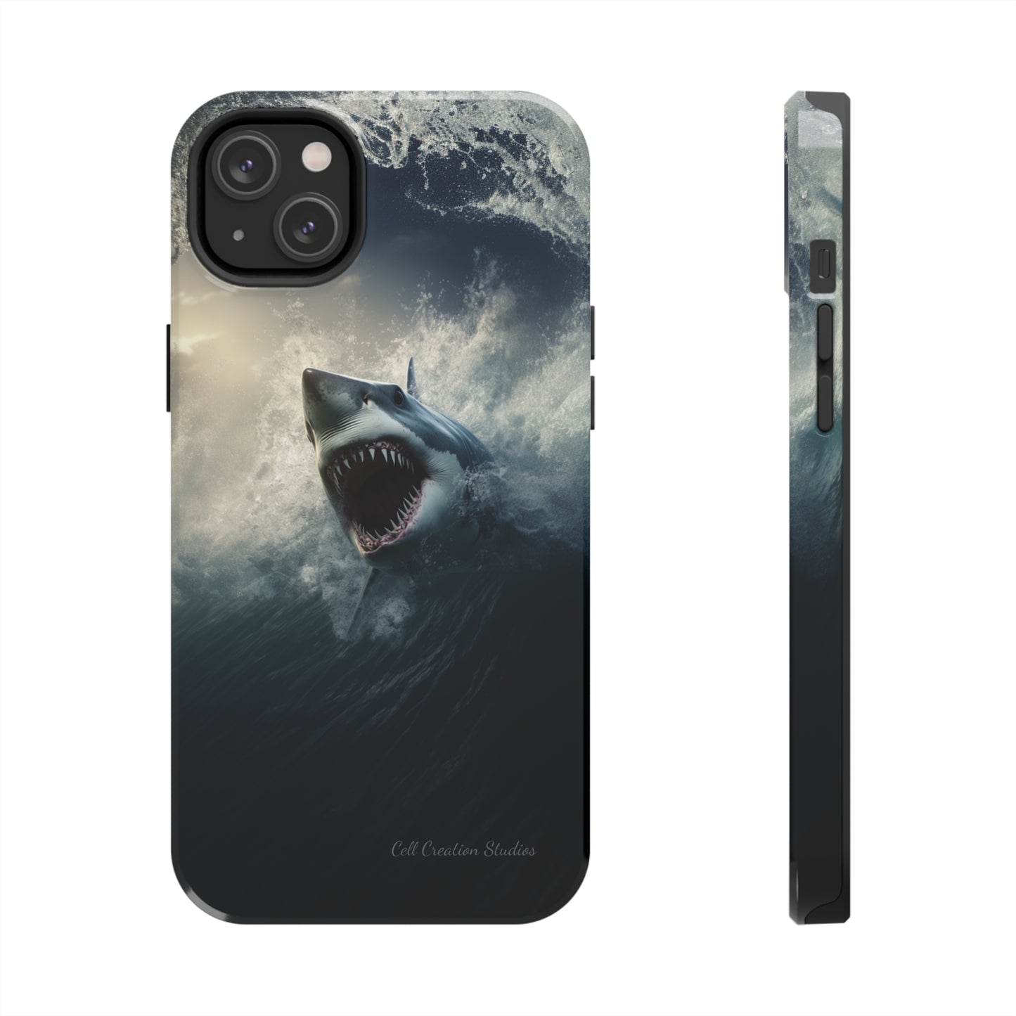 The "Ocean King Great White Shark" Phone Case -Tough Phone Cases