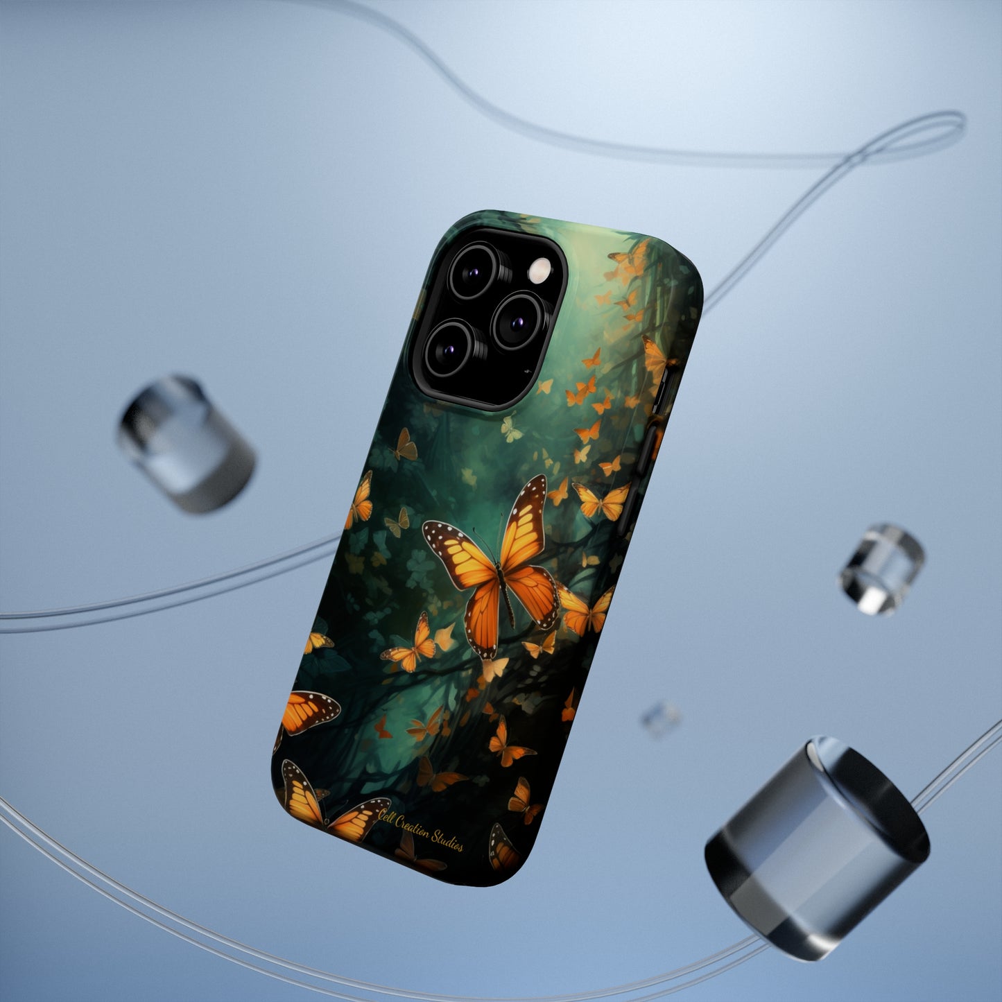 Introducing the "Butterfly Symphony" Cell Phone Case – Embrace the Dance of Nature! -MagSafe Tough Cases