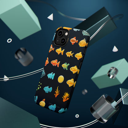 "AquaArt Fish" -MagSafe Tough Phone Cases