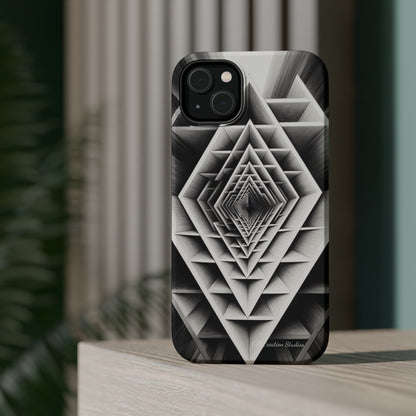 The "Geometric Triangle" Cell Phone Case -MagSafe Tough Cases