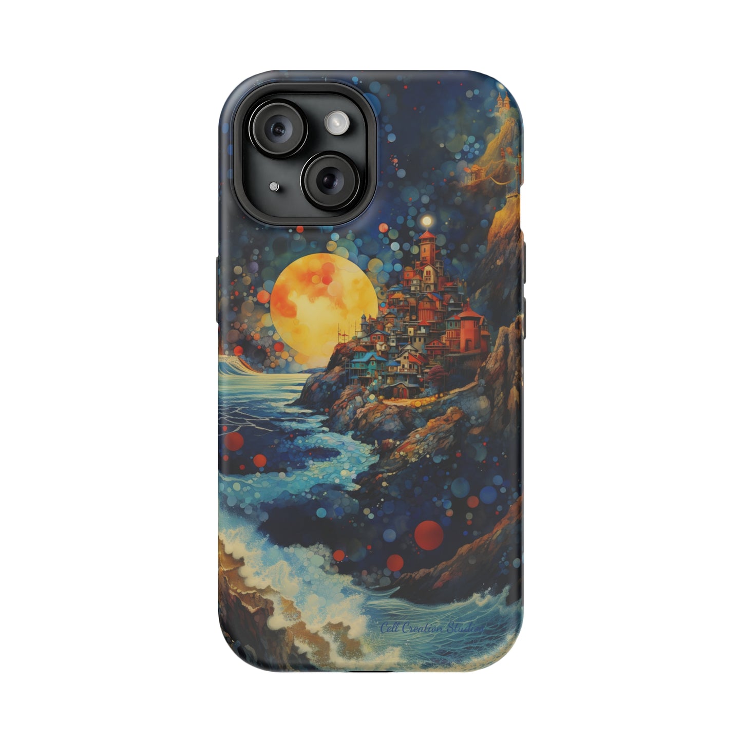 "Moonlit Coastal Vista" -MagSafe Tough iPhone Cases