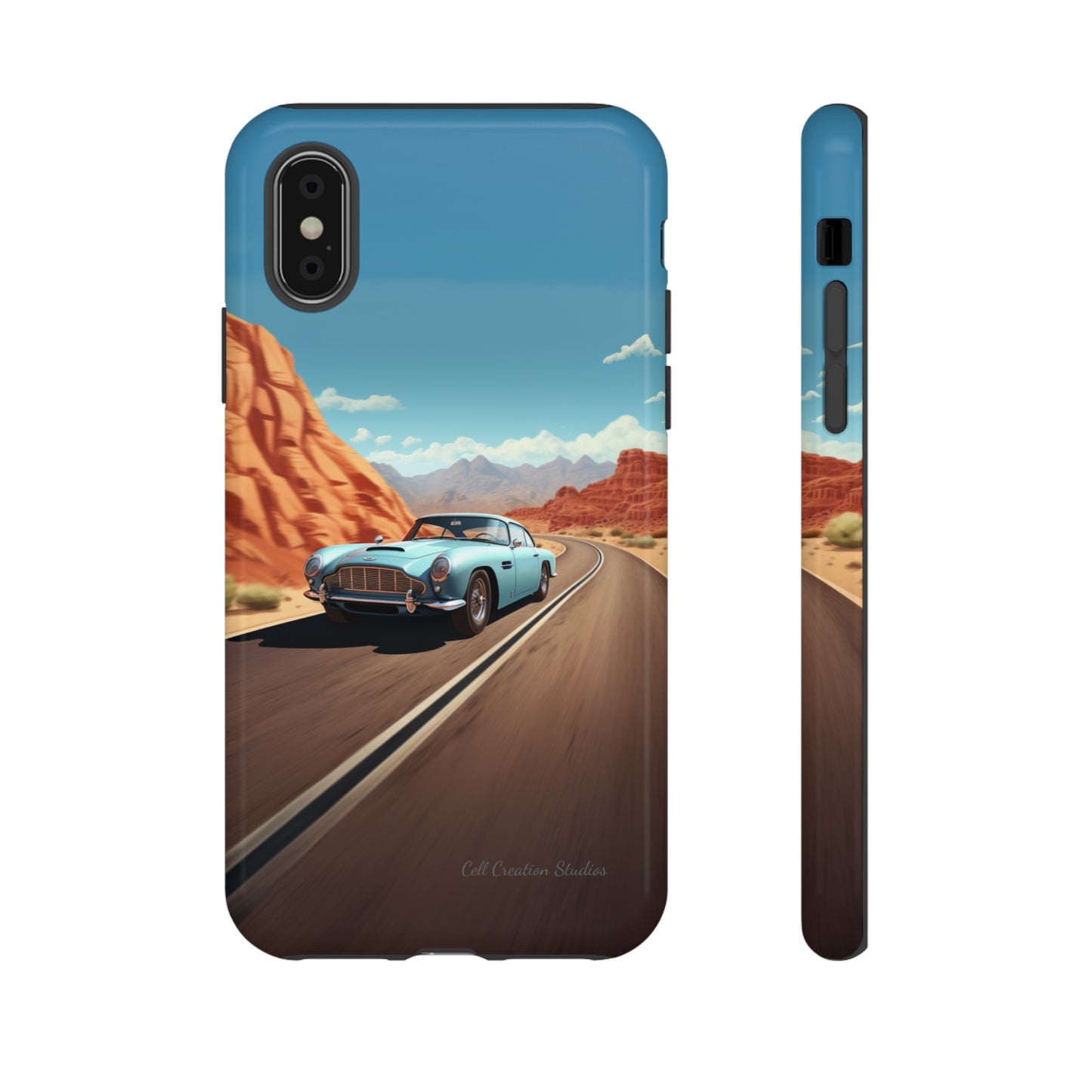 "Silver Racing Legend" -Tough iPhone Cases