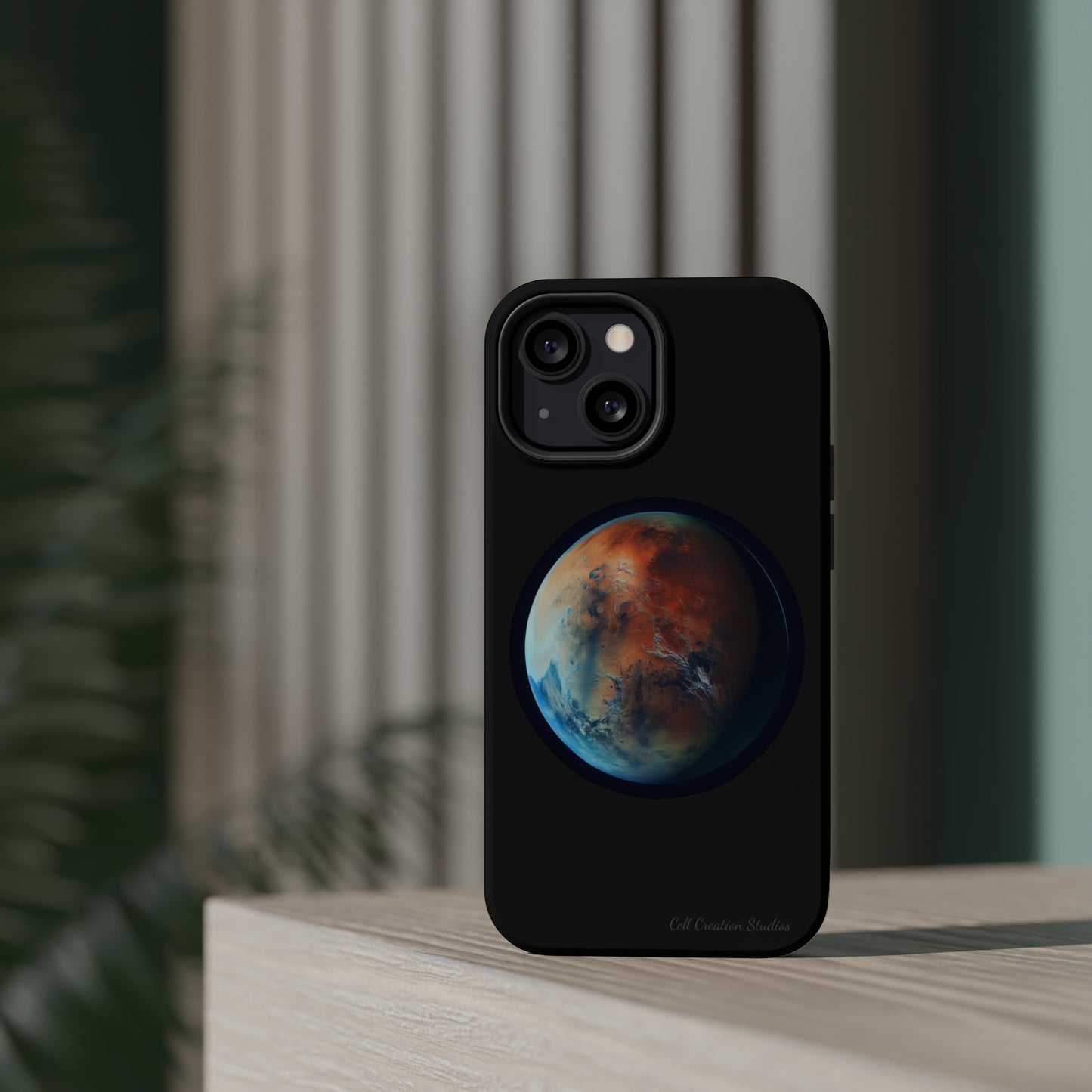 Introducing the "Mars Marvel" Cell Phone Case – Explore the Red Planet -MagSafe Tough Cases