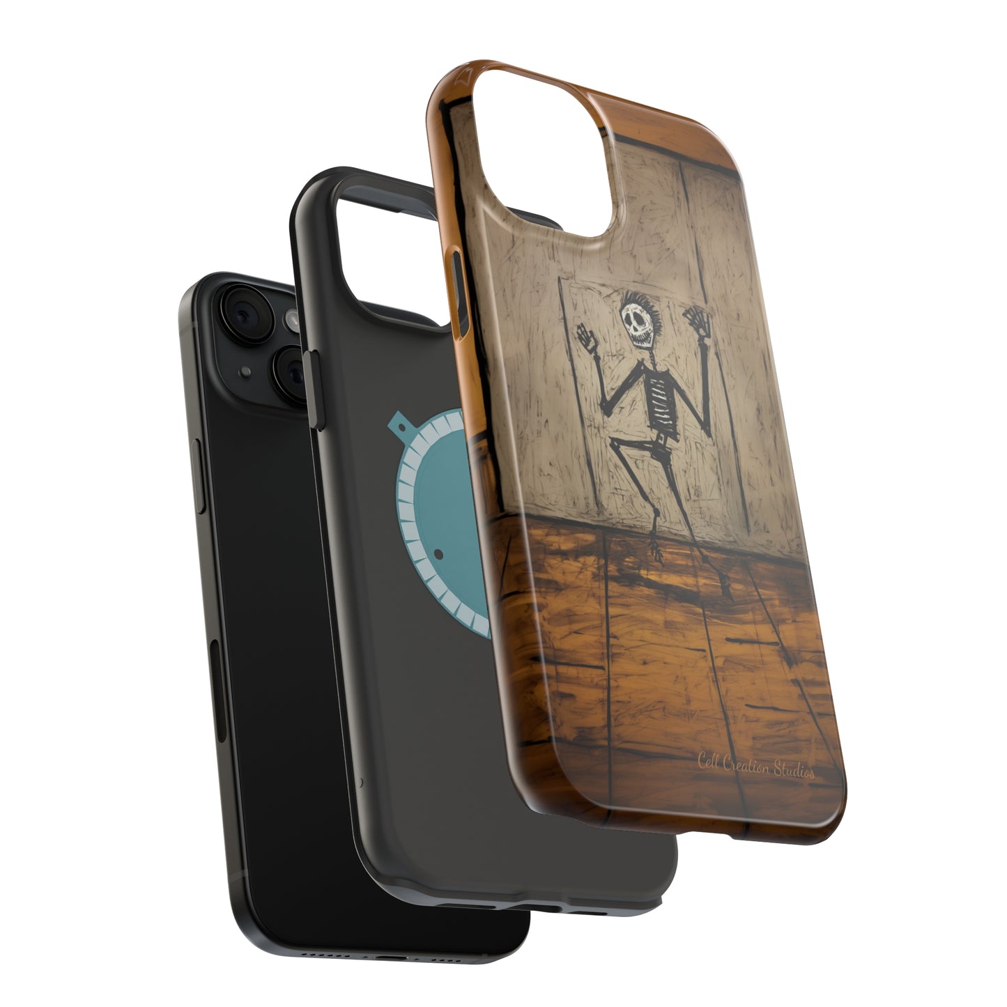 "Groovy Bones Skeleton" -MagSafe Tough iPhone Cases