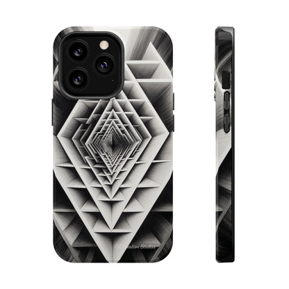 The "Geometric Triangle" Cell Phone Case -MagSafe Tough Cases