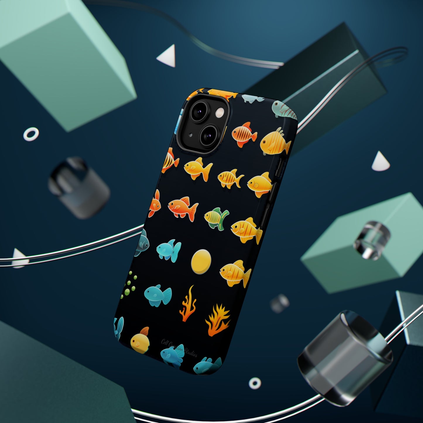 "AquaArt Fish" -MagSafe Tough Phone Cases