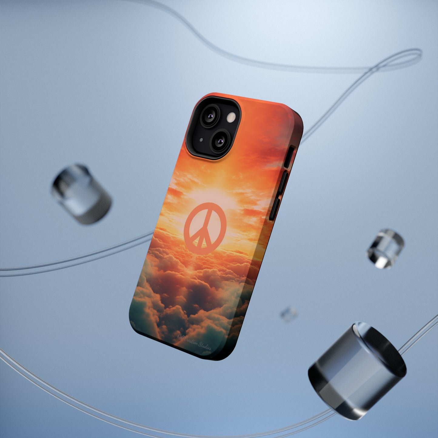 Introducing the "Sky Peace" Cell Phone Case – Carry Tranquility in Your Pocket -MagSafe Tough Cases