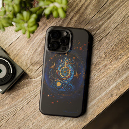 "Cosmic Clock Elegance" -MagSafe Tough iPhone Cases