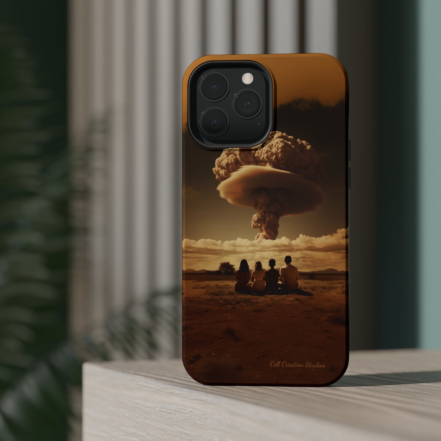 Introducing our "Skywatchers" Cell Phone Case - A Thought-Provoking Design -MagSafe Tough Cases