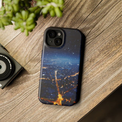 "Urban Snowfall Glow" -MagSafe Tough iPhone Cases