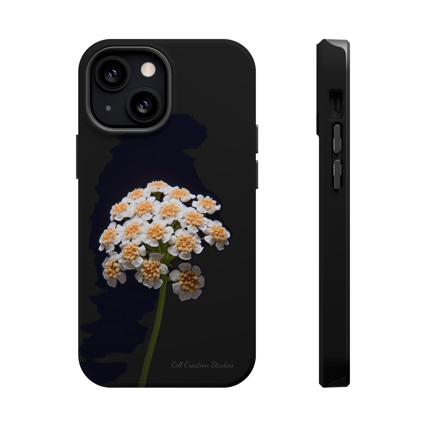 "Elegant Yarrow Bloom" Phone Case -MagSafe Tough Cases