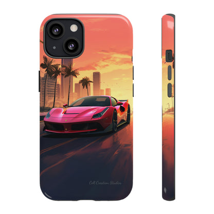 "Sunset Boulevard Ferrari Edition" -Tough iPhone Cases