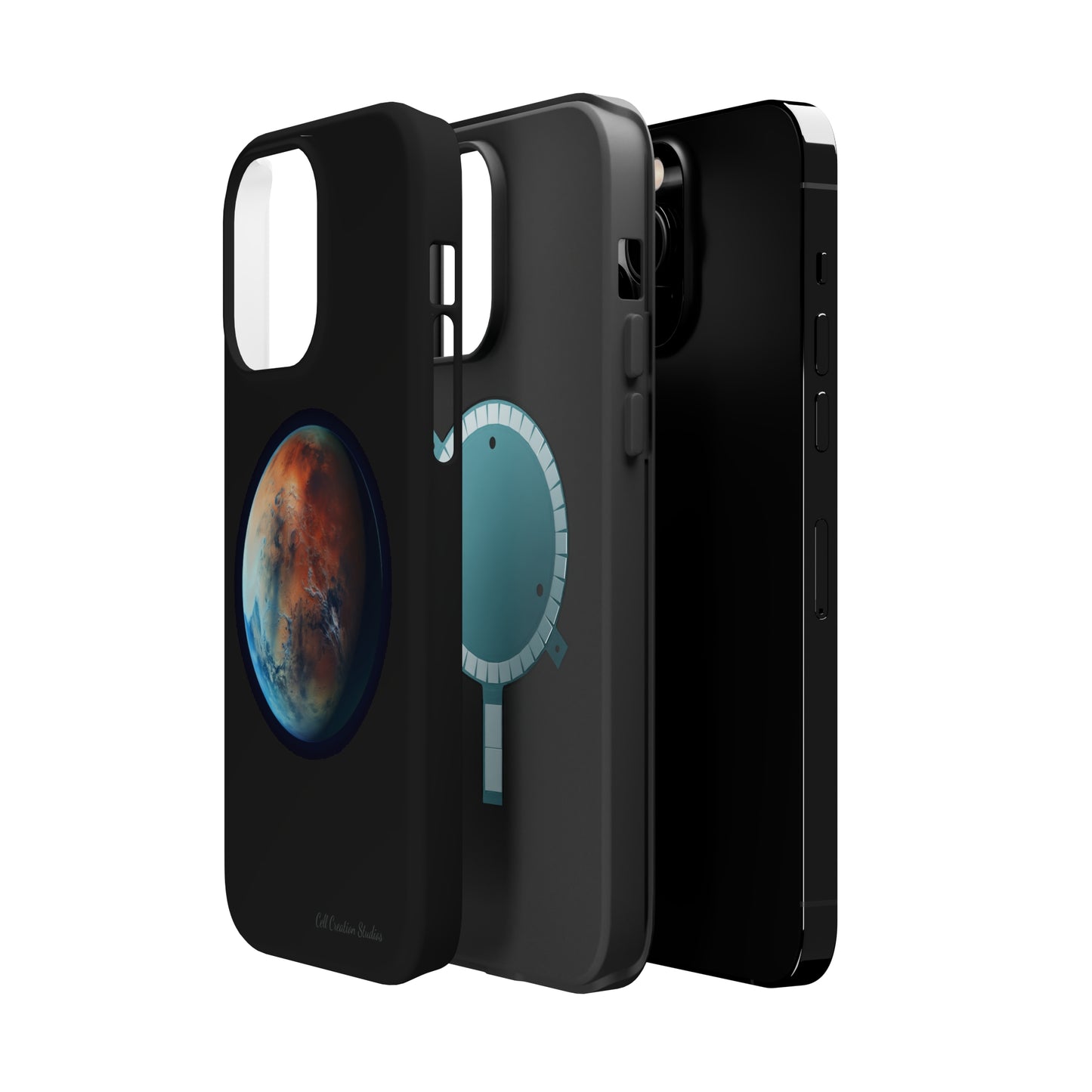 Introducing the "Mars Marvel" Cell Phone Case – Explore the Red Planet -MagSafe Tough Cases