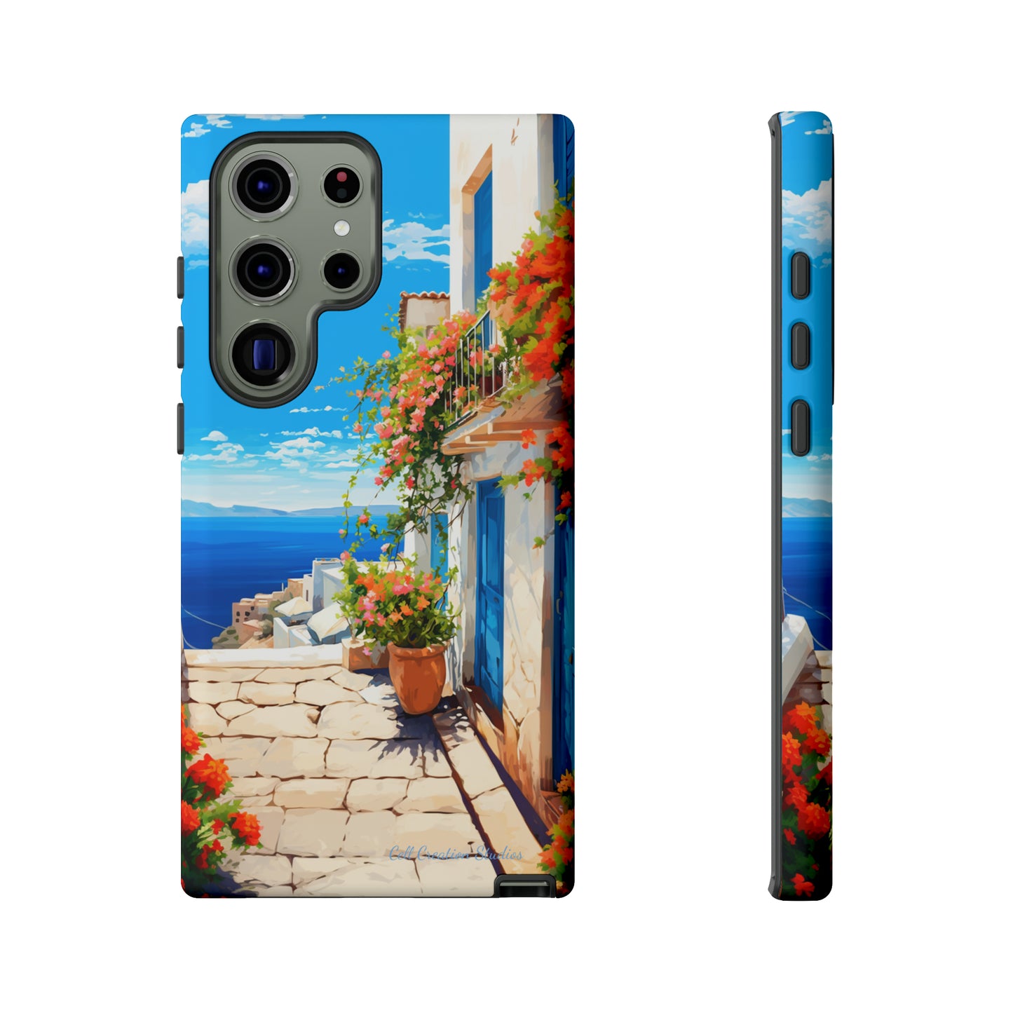 "Mediterranean Bliss Horizon" -Tough Samsung Phone Cases