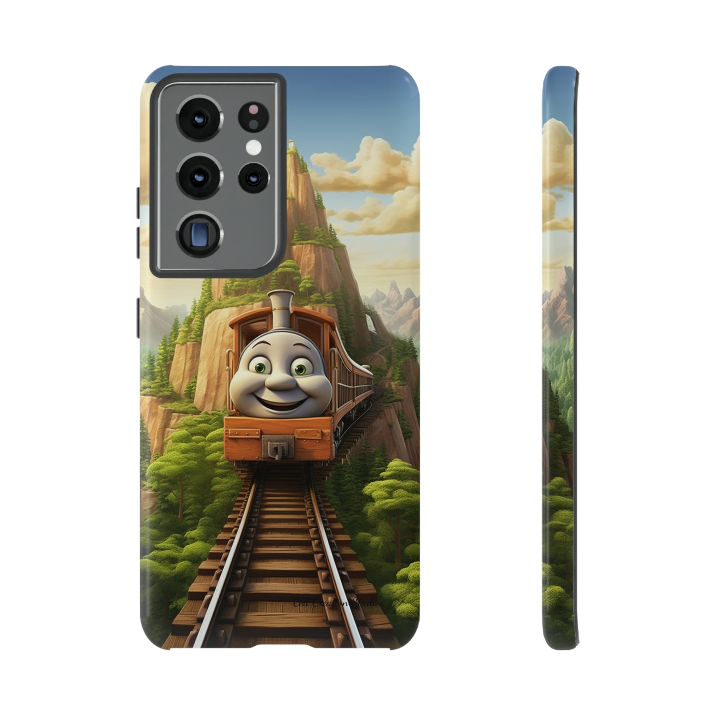 The "Mountain Journey Train" Character Phone Case-Tough Cases