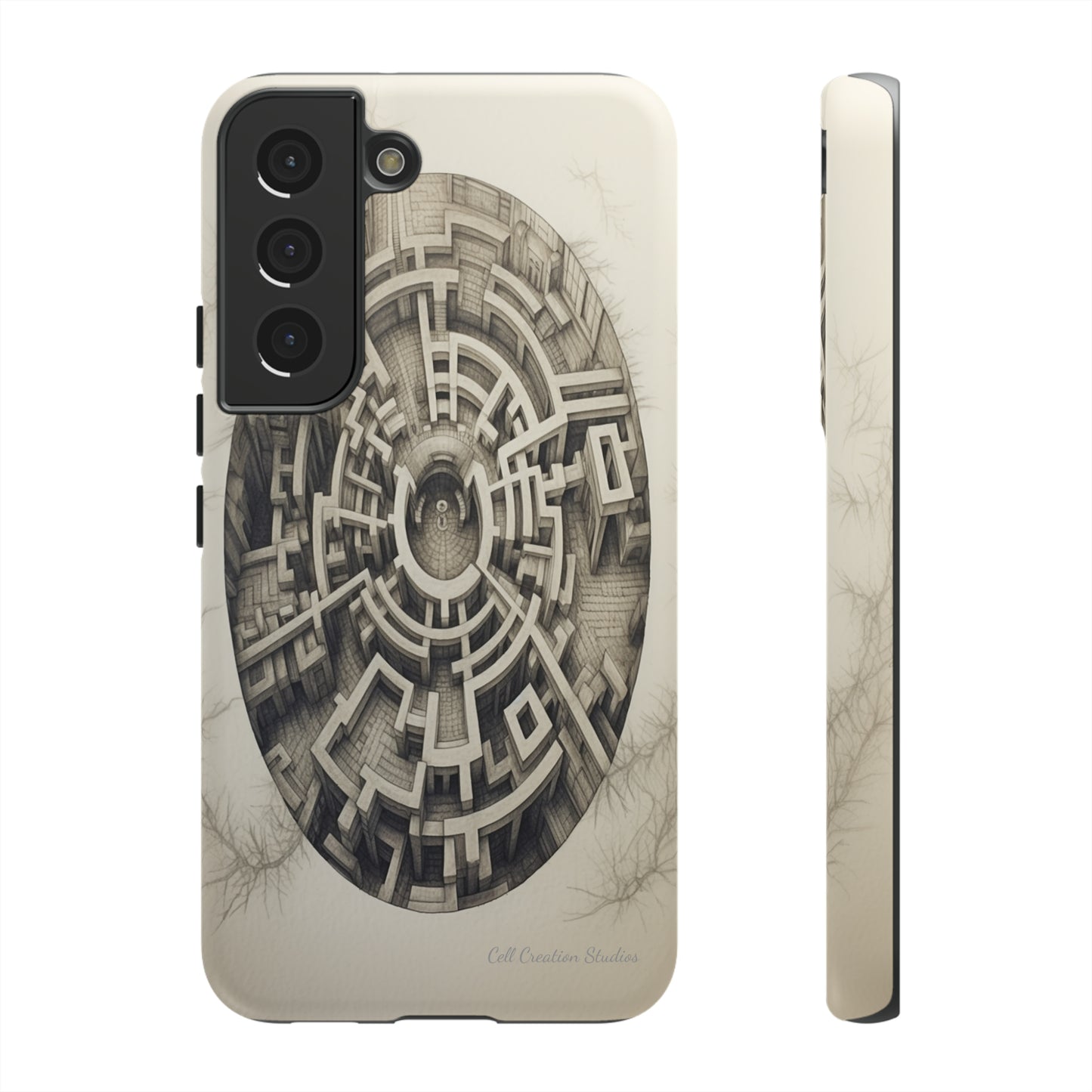 "Discover the Mystery: Maze-Inspired Cell Phone Case" -Tough Cases