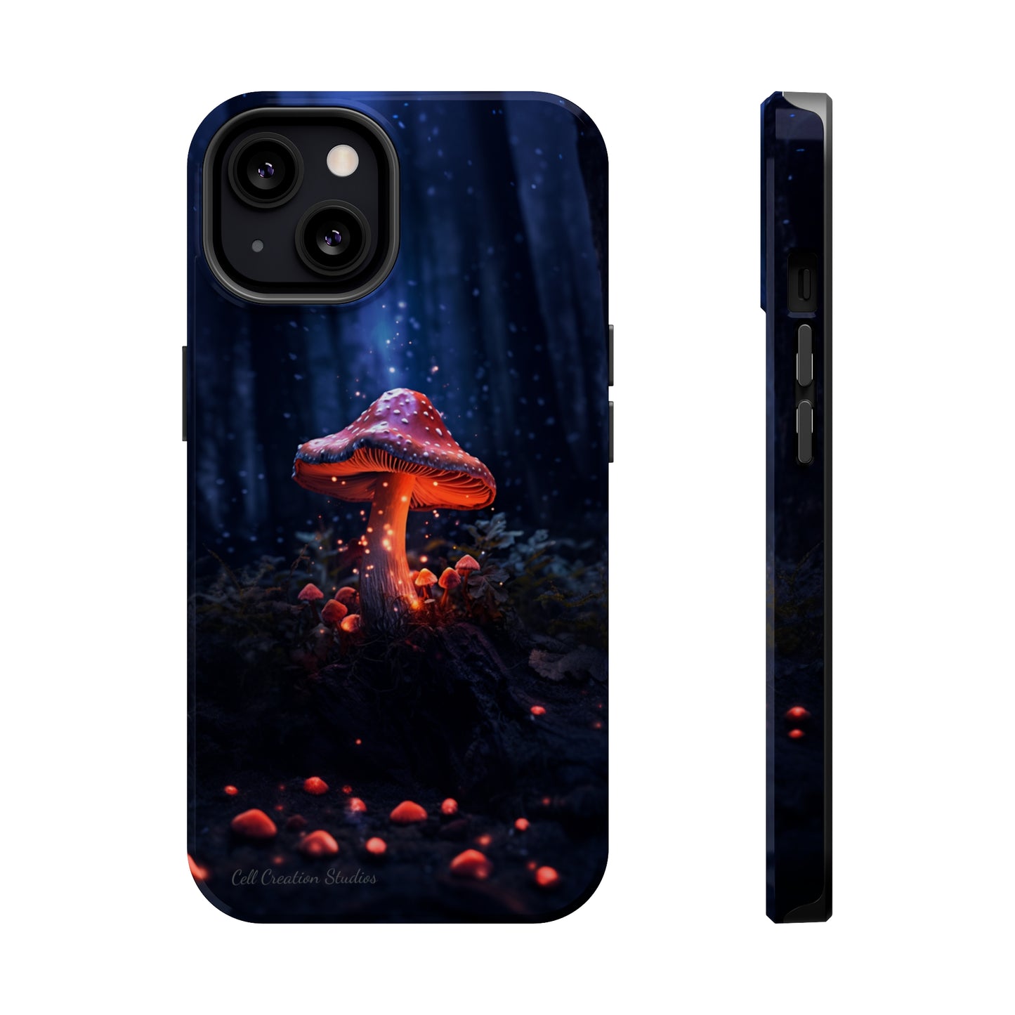 Introducing the "Enchanted Magic Mushroom" Cell Phone Case – Unveil the Mystical Realm -MagSafe Tough Cases