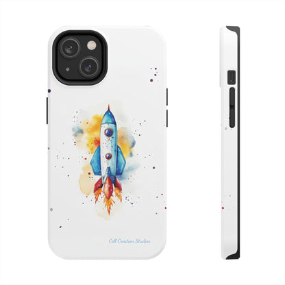 Introducing our "Cosmic Rocket" Cell Phone Case – Where Style Meets Adventure -Tough Phone Cases