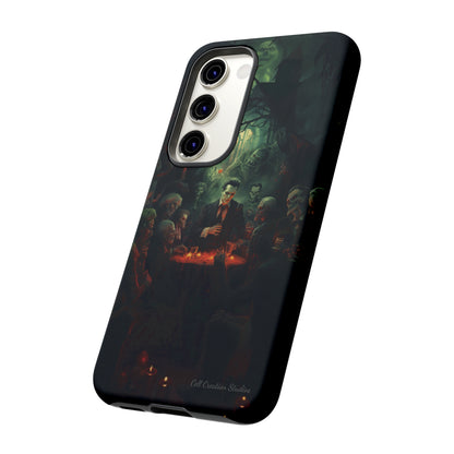 Introducing the "Ghoulish Gala" Cell Phone Case – Dracula's Halloween Soiree -Tough Cases