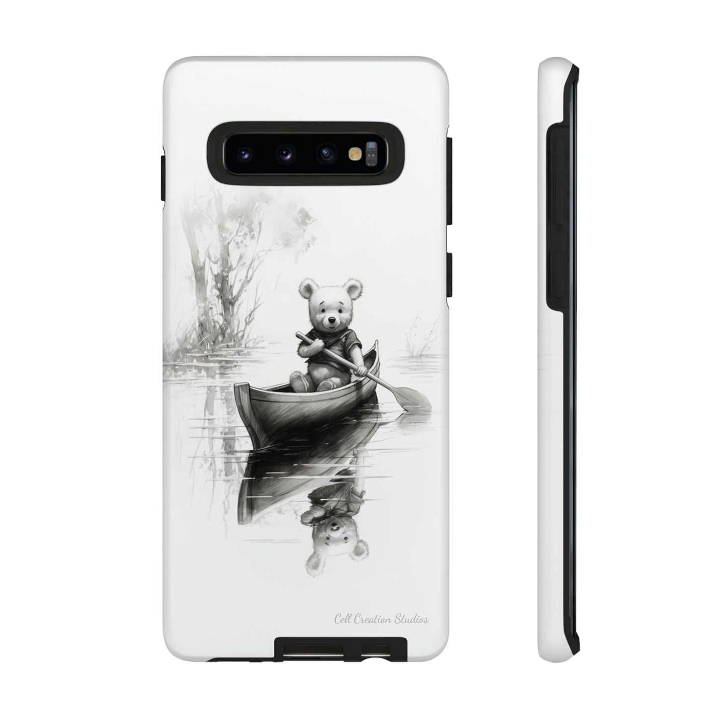 "Winnie-the-Pooh Rowing" Phone Case -Tough Cases