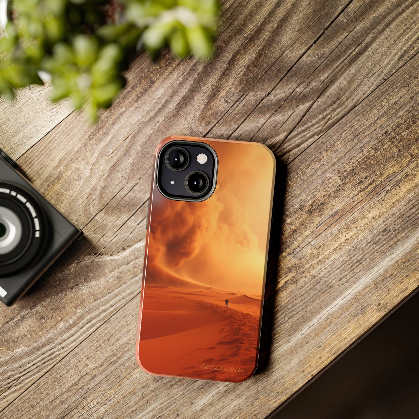 Introducing the "Desert Wanderer" Cell Phone Case – Embark on a Journey through Sand and Storm -Tough Phone Cases